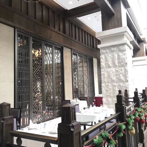 Son şirket çözümleri hakkında Yüksek kaliteli otel paslanmaz çelik ekran özelleştirme projesi