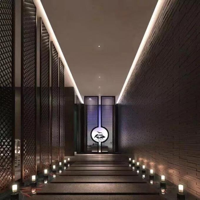 Amerikan Tarzı Lazer Kesme Altın Paslanmaz Çelik Ekran Oda Bölmesi Ev Otel Restoran 7