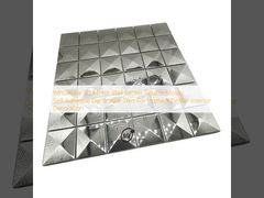 Wholesale 3D  Mirror Wall Sticker Square Mosaic Self-Adhesive Decorative Tiles For Home/KTV/Bar Interior Decoration