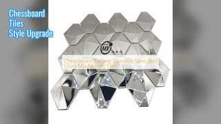 Çarpıcı Duvarlar için Satranç Tahtası Mozaik Fayanslar