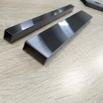 90 derece açılı paslanmaz çelik kesim şeritleri 1.2 mm kalınlığı
