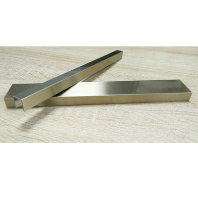 201 304 316L Gold Rose Gold Black Mirror Hairline PVD Coated 0.5mm To 1.2mm Stainless Steel U Channel Trim for decor