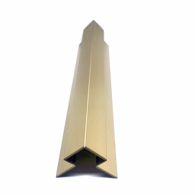 201 304 316l Antique Brass Bronze Rose Gold Black Round Curved Angle Shape Metal Stainless Steel Tile Edge Trim