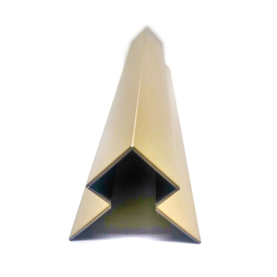 201 304 316l Antique Brass Bronze Rose Gold Black Round Curved Angle Shape Metal Stainless Steel Tile Edge Trim
