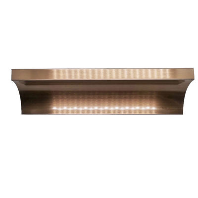 0.6mm 0.7mm Beadblasted Stainless Steel Channel Trim PVD Coated For Wall Deco Protection