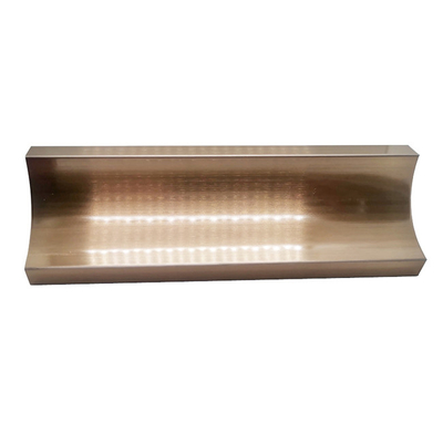 0.6mm 0.7mm Beadblasted Stainless Steel Channel Trim PVD Coated For Wall Deco Protection