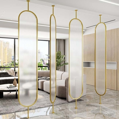 OEM ODM JIS SUS AISI 304 316 Ornamental Rotatable Sheet Metal Screen Partition Frame Panels With Mirror Customized