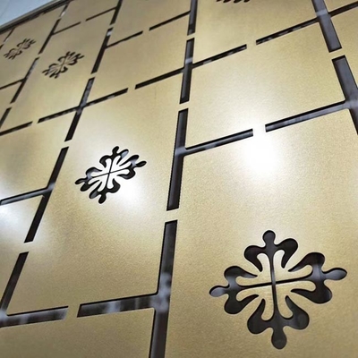 304 Gold PVD Coating Bright Glossy Color Beadblasting Stainless Steel Dividers