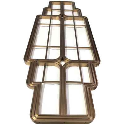 Privacy Stainless Steel Screen Partition Antique Hairline NO4 Brush Abnormal Shape