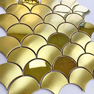 Modern Home Design Stainless Steel Mosaic Adhesive Mosaic Tiles
