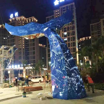 ODM Splend 304 Stainless Steel Art Sculptures Yard Animal Customized Painting Color