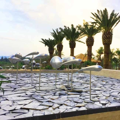 ODM Splend 304 Decorative Stainless Steel Sculptures Outdoor Yard Art Painting Color