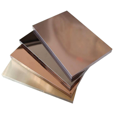 ASTM 12K Mirror Color Finish Shiny 304 Stainless Steel Metal Honeycomb Wall Panel For Building External Wall