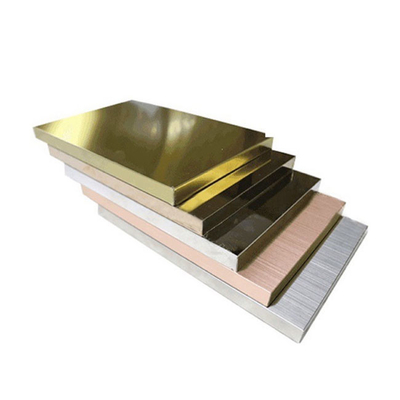 ASTM 12K Mirror Color Finish Shiny 304 Stainless Steel Metal Honeycomb Wall Panel For Building External Wall