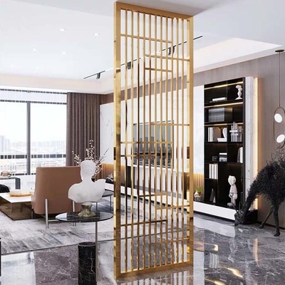 Classical Stainless Steel Screen Partition 304 316L Bead Blasting Black Bronze Rose Gold Hairline Brushed