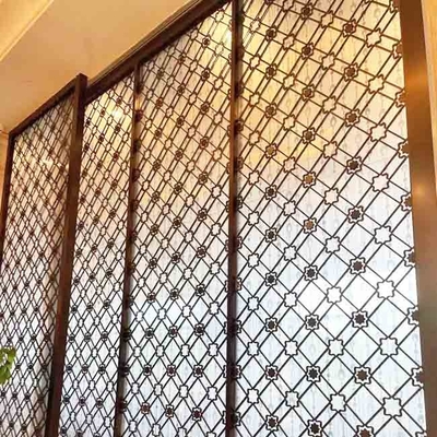 Gold Rose Gold Black Bronze Antique Hairline Brushed Foldable Spa Room Stainless Steel Dividers Panel Partitions Screen