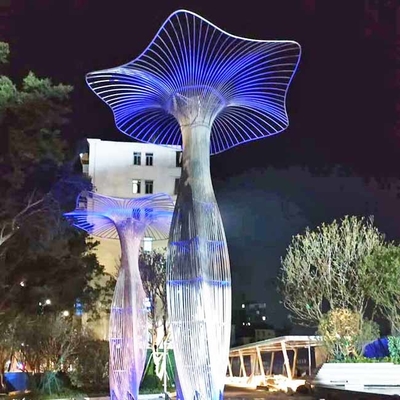 ODM Splend 304 Stainless Steel Sculptures Yard Street Tree Art Painting Color