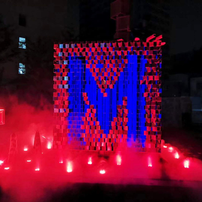 ODM Splend 304 Decorative Designed Stainless Steel Sculptures M Letter Shaped Outdoor Yard Art Painting Color Sculptures