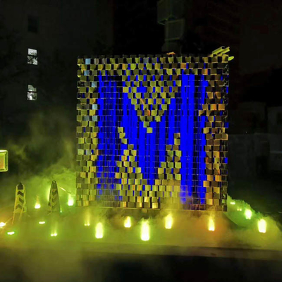 ODM Splend 304 Decorative Designed Stainless Steel Sculptures M Letter Shaped Outdoor Yard Art Painting Color Sculptures