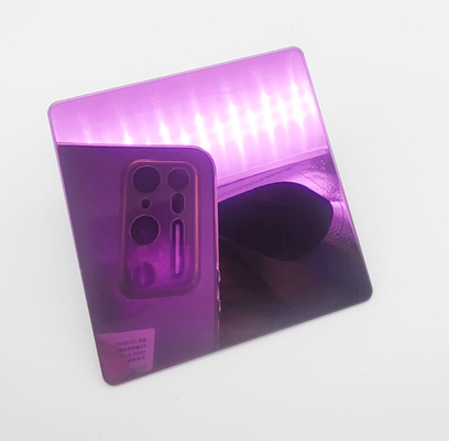 Colored Stainless Steel Sheet 8K Pink Color for Hotel KTV Interior Decoration Anti-fingerprint Coating