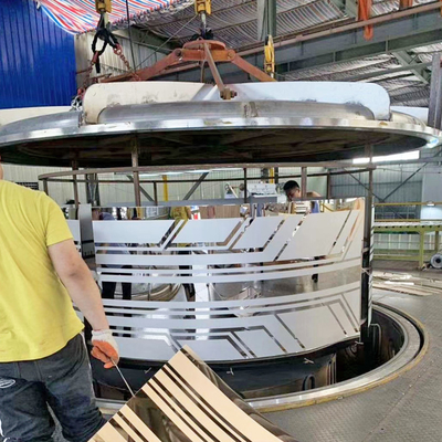 8K Mirror Etched 2B Finish Polished Silver Color Stainless Steel Sheet For Elevator Decoration