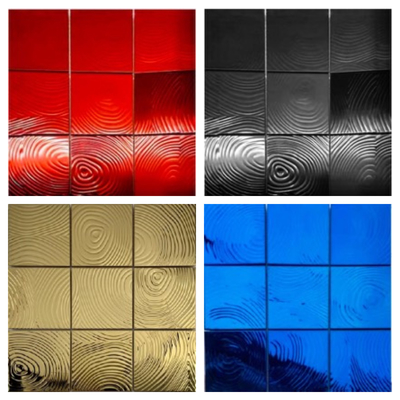 Metal Square Mosaic Tile For Backsplash For Home Decoration