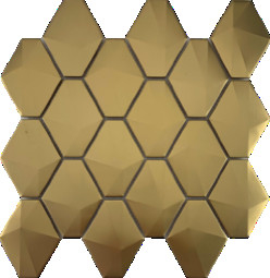 Rose Gold Color Bright Shiny Metal Mirror Stainless Steel Mosaic Tiles