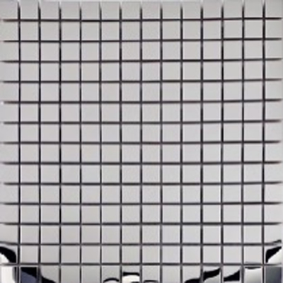 Durable Peel And Stick 316 Stainless Steel Mosaic Tiles  For Wall Decoration