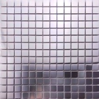 Champaign Gold Square Stainless Steel Mosaic Tiles Mixed Pattern For Living Room Decoration