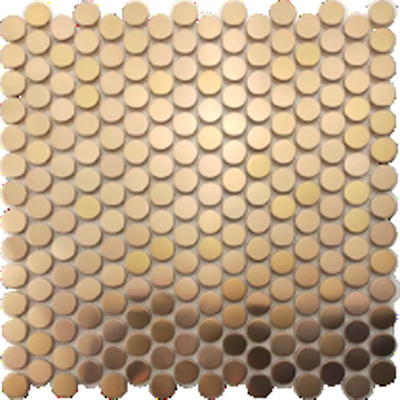 Durable Peel And Stick 316 Stainless Steel Mosaic Tiles  For Wall Decoration