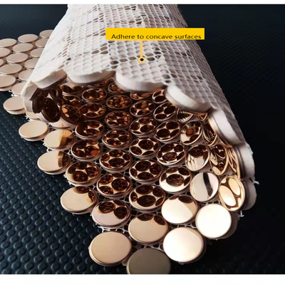 Peel And Stick Stainless Steel Mosaic Tiles For Wall Backsplash