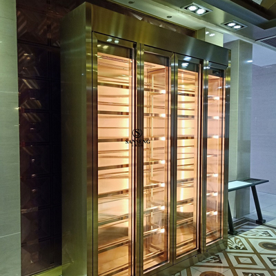 Simple Design Affordable Stainless Steel Wine Cabinet For Household Use