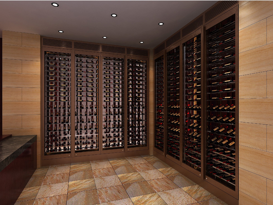 Simple Design Affordable Stainless Steel Wine Cabinet For Household Use