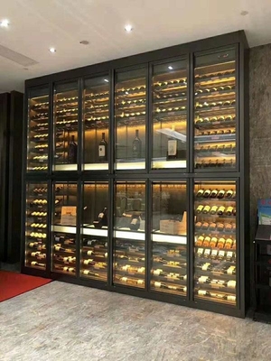 Black Glass Living Room Luxury Modern Wine Cabinets MINXINLONG Brand