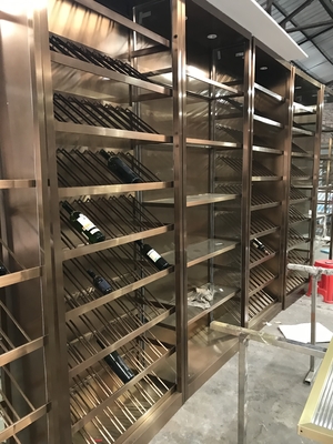 Manufacturer Undertakes Wholesale Of Stainless Steel Wine Cabinets For Engineering Hotels
