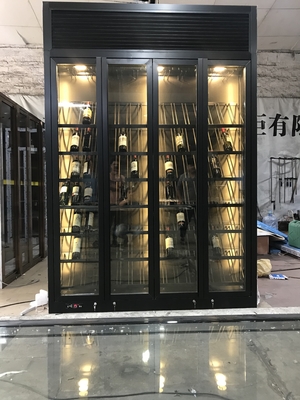 Customized Size Colored Stainless Steel Hotel Wine Cabinet