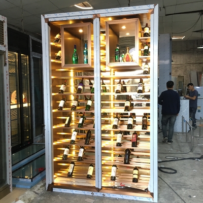 Refrigeration Equipment Hotel Big Capacity Stainless Steel Cooler System Size Wine Cabinet