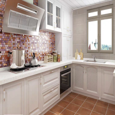 Champaign Gold Square Stainless Steel Mosaic Tiles Mixed Pattern For Living Room Decoration