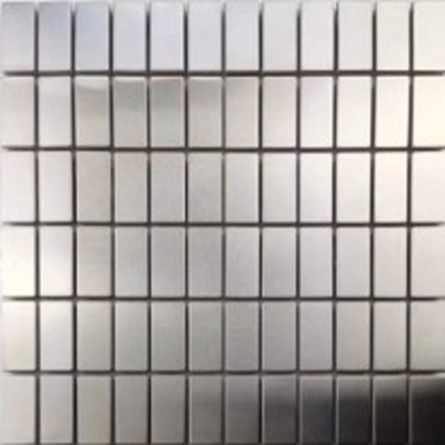 Square Metal Mosaic For Backsplash Of Bathroom Backsplash