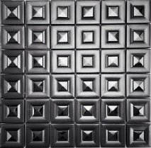 48*48MM  Beautiful Stainless Steel Square Metal Mosaic For Decorating Home Hotel Dinning room