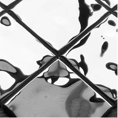 Stainless Steel Metal Mosaic Tiles For Backsplash Resistance To Scratching