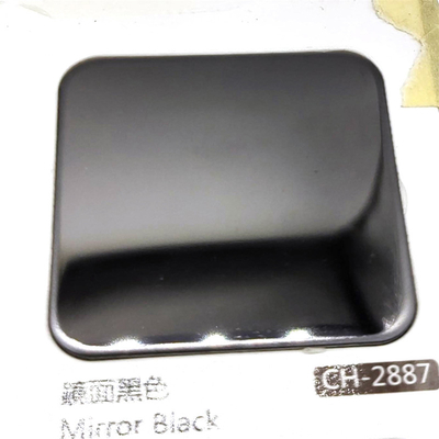 JIS AISI Black Mirror Custom Sizes Multiple Colors Decoration Stainless Steel Sheet For Hotel Home