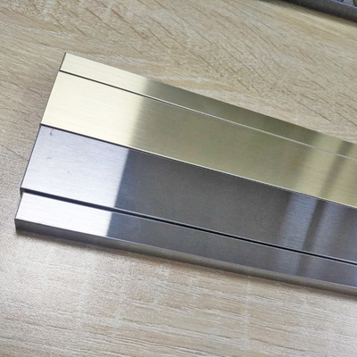 Rose Gold Black Gold Color 8K Mirror Surface Flat Straight Inside Corner Tile Edge Trim For Stairs Edge Trim Transition