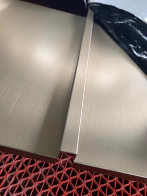 Ss201 304 316L Factory Custom Chrome Tawny Metal Strip Border Edge Trim For Tile Partition Accessory