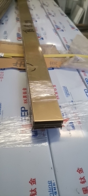 Ss201 304 316L Factory Custom Chrome Tawny Metal Strip Border Edge Trim For Tile Partition Accessory