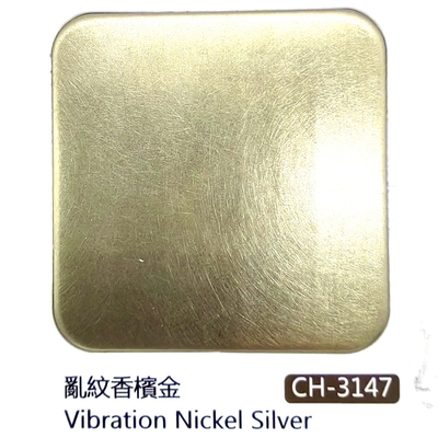 Grade 304 Chinese Manufacturer Vibration   Nickel Sliver Decoration Hotel Living Room Kitchen Exterior Wall