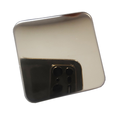 High End Stainless Steel Sheets Mirror Champagne Gold Hotel Restaurant Decoration