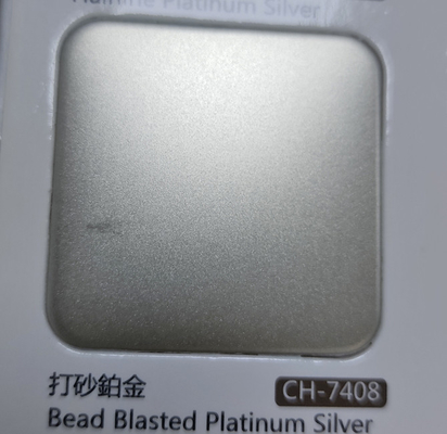 SUS ASTM 304 Customized Size High Quality Bead Blasted Platinum sliver Interior Decoration