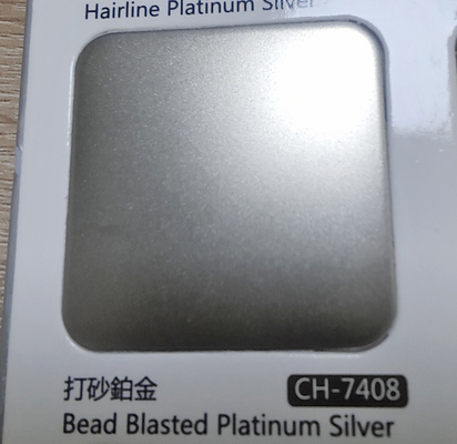 SUS ASTM 304 Customized Size High Quality Bead Blasted Platinum sliver Interior Decoration