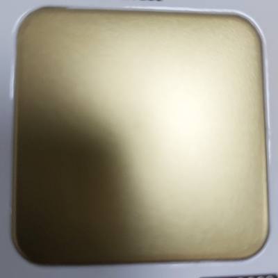 Decorative Customized Bead Blasted Z-Brass Stainless Steel Sheet For Hotel Home